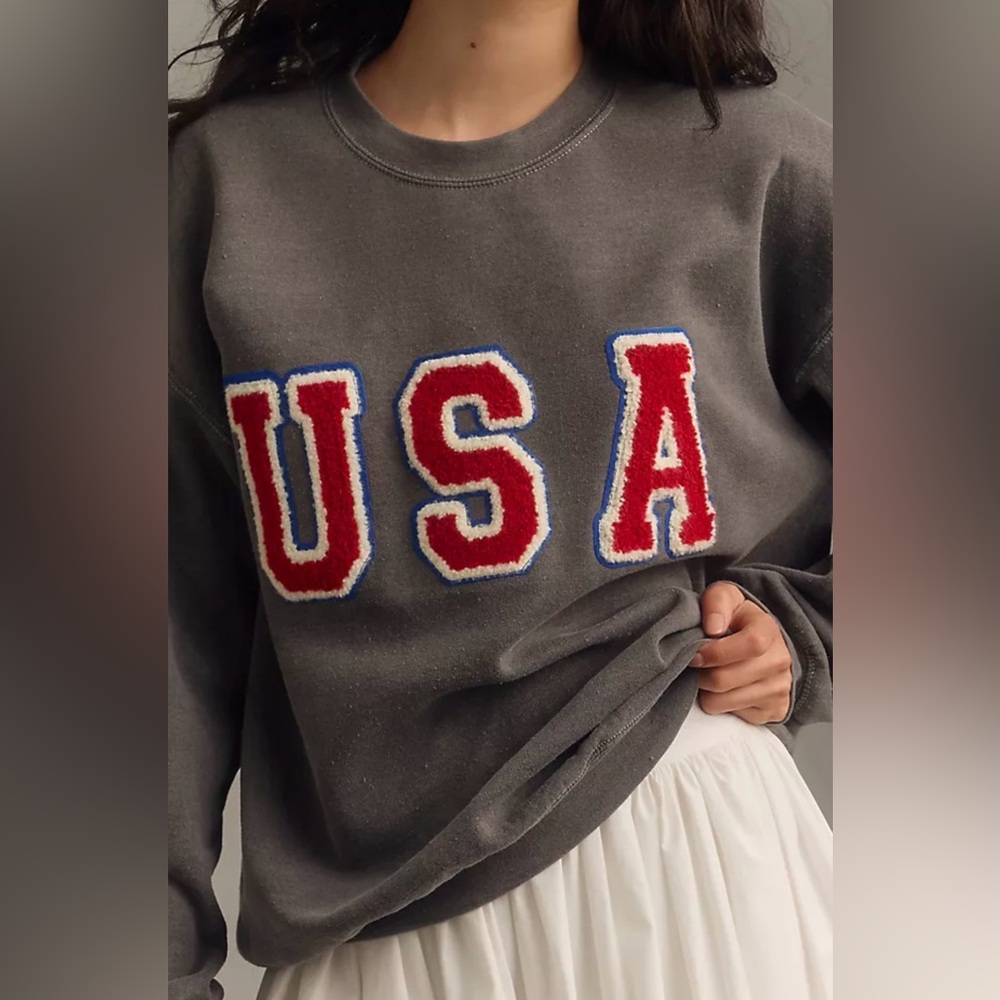 Anthropologie Vintage USA Sweatshirt